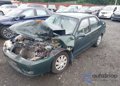 2001 Toyota Corolla Le from USA, damaged, VIN 2T1BR12EX1C408297